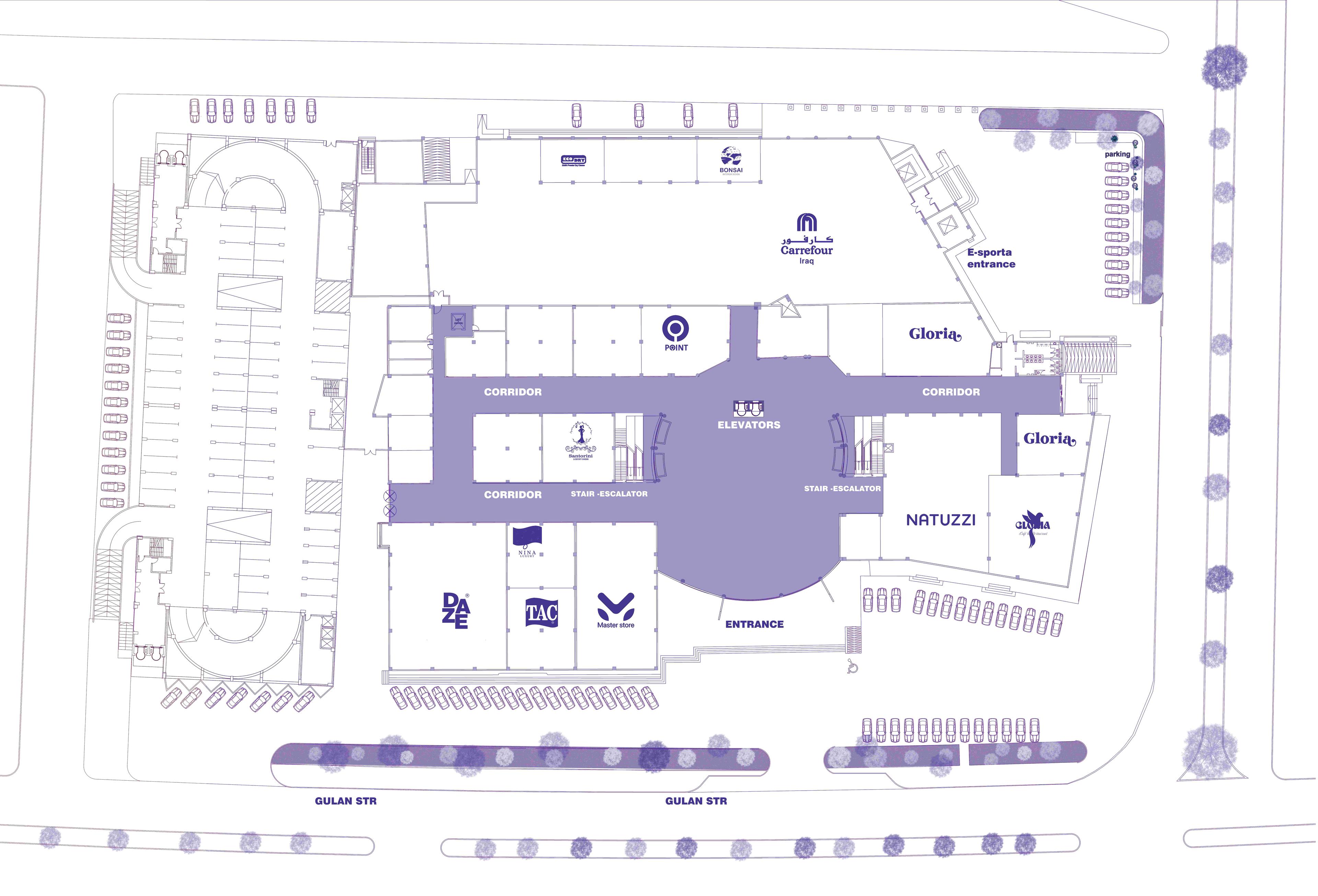 Mall Directory Map