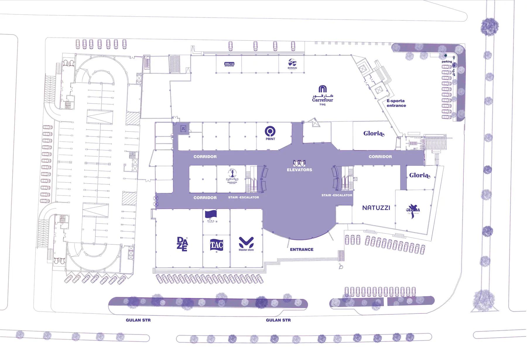 Mall Directory Map